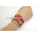 Newest Style Mini Beaded Bohemian Woven Bracelet With Magnetic Clasp